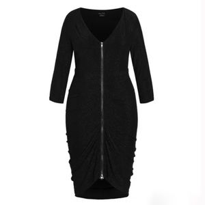 CITY CHIC zip dress